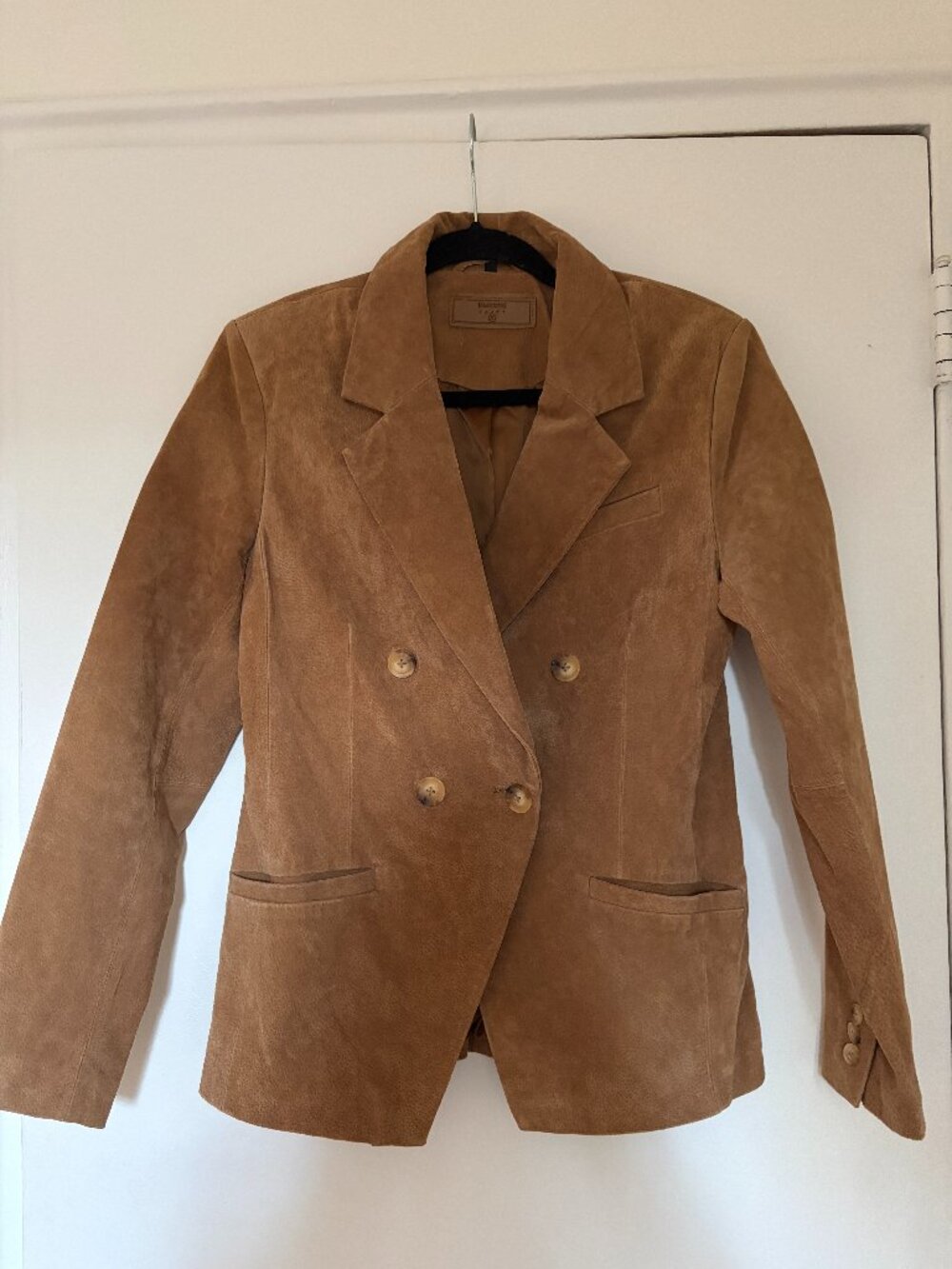 Blank NYC Caramel Suede Blazer Size Small